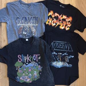 4 Band Tees for those that like to ROCK!! 🤘